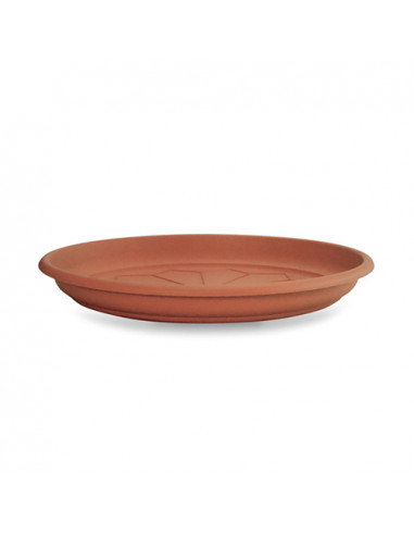 VECA Soucoupe NAXOS ronde terracotta - Ø30 cm