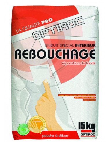 OPTIROC Enduit de rebouchage poudre - 15kg