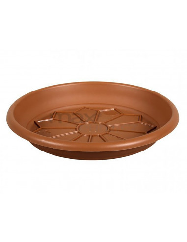 VECA Soucoupe NAXOS ronde terracotta - Ø48 cm