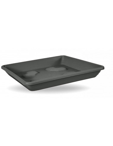 VECA Soucoupe carrée anthracite - 42 x 42 cm