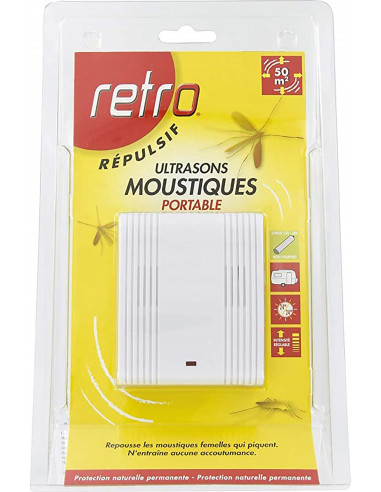 ACTO RUSM1 Ultrason moustique émetteur - 50 m²