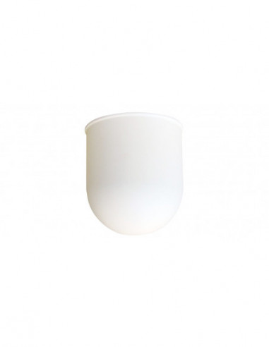 TIBELEC 722130 Pavillon cache-fils cylindrique en plastique blanc - Ø70 mm