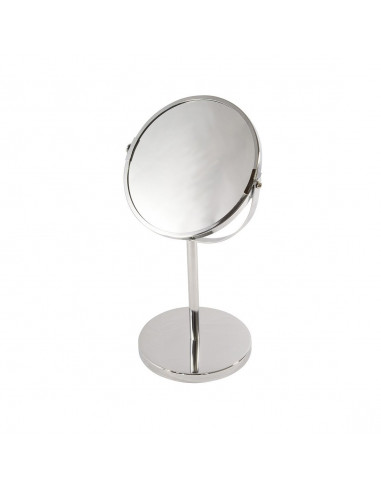 FRANDIS Miroir à poser 1 face grossissante métal chromé 22 x 2 x 39 cm