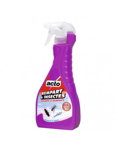 ACTO PULV1 Pulvérisateur rempart à insectes volants/rampants - 500 mL