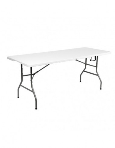 Table pliante en aluminium table de camping table de jardin 6 personnes  hauteur réglable + sac de transport - La Poste