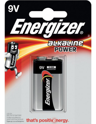 ENERGIZER de 1 pile alcaline POWER - LR61 9V