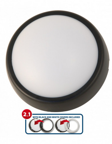 VELAMP UBLO2 Applique LED ronde - 700 lumen, IP54