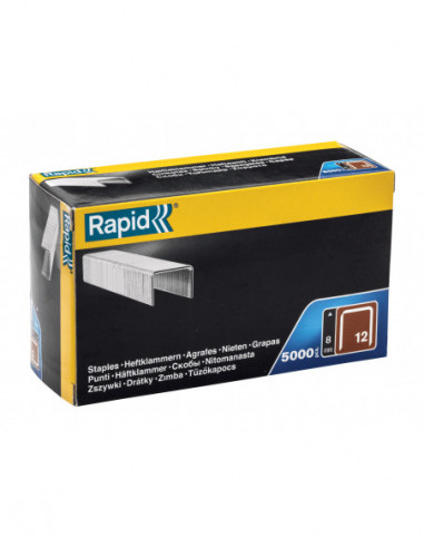 RAPID 40100518 Agrafes en fil plat n° 12/8 mm de Rapid