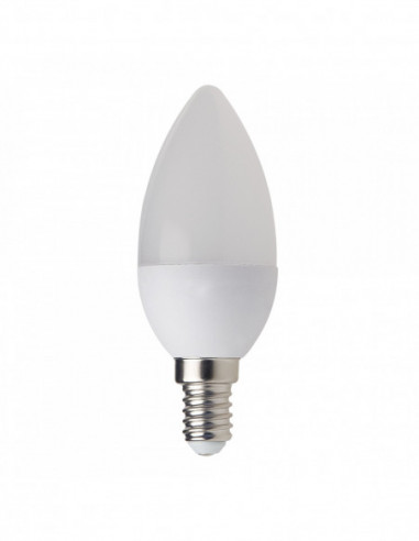 VELAMP LB306S-40K Ampoule LED SMD Olive C37 - 6W / 490lm, culot E14, 4000K