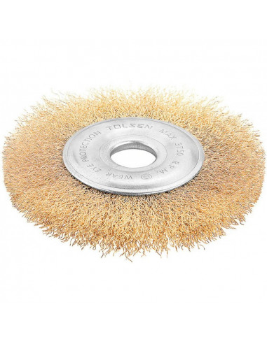 TOLSEN 77527 Brosse métallique plate - 125 mm