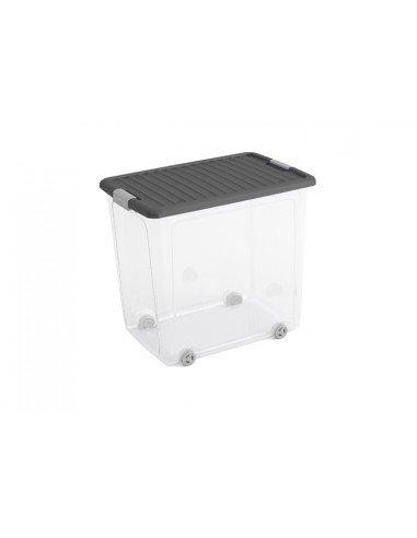 KIS Boîte de rangement plastique W BOX XL Gris - 39 x 56,5 x 51,5 cm 50 L