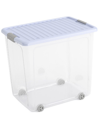 KIS Boîte de rangement plastique W BOX XL Bleu - 39 x 56,5 x 51,5 cm 78 L