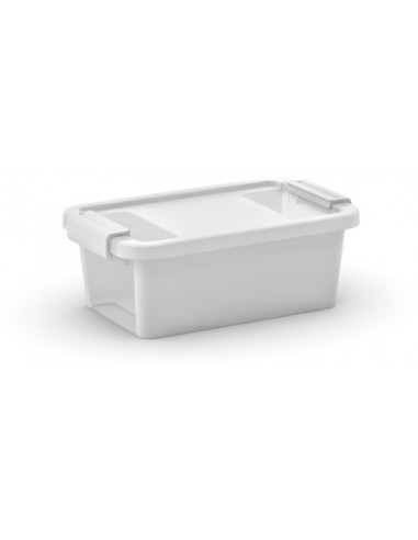 KIS Boîte de rangement plastique BI BOX XS Blanc - 16 x 26,5 x 10 cm 3 L
