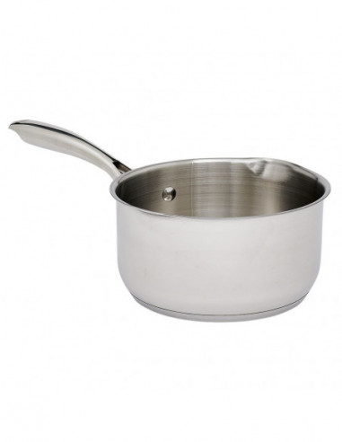 DIFFUSION 560599 Casserole inox grise - Ø18 x H.9,5 cm