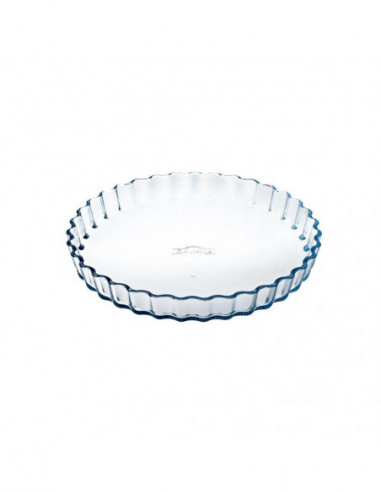 DIFFUSION 225033 Moule à tarte rond en verre -  Ø27,2 x 3,2 cm