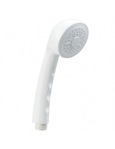 DIFFUSION 574089 Pommeau de douche blanc 1 jet - 20 x 6,5 x 5 cm