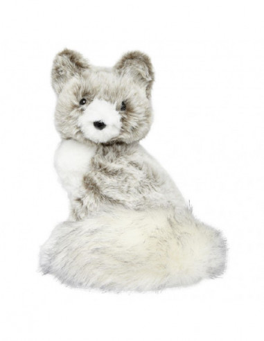 DIFFUSION 572096 Renard en peluche Noël - H18 cm