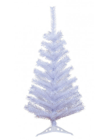 DIFFUSION 395340 Sapin artificiel Blanc - H.90 cm