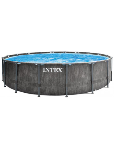 INTEX 26742NP Piscine tubulaire BALTIK ronde - Ø4,57 x H.1,22 m