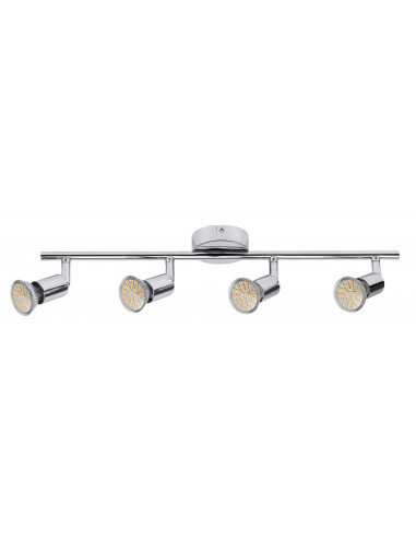 RABALUX 6988 Spots Lampes NORTON LED  chrome - GU10 4x MAX 50W