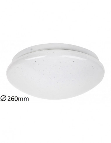 RABALUX 3936 Plafonniers LUCAS plastique blanc - LED 12W