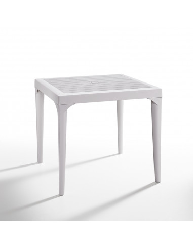 BICA Table MALMO blanc - 80 x 80 x H.74 cm