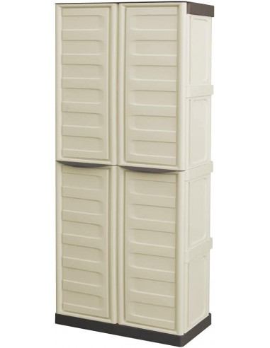 ARTPLAST S70/TPT Armoire haute SPAZIO beige/taupe - 70 x 39 x H.165 cm