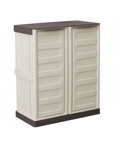 ARTPLAST S71/BT Armoire basse SPAZIO beige/taupe - 70 x 39 x H.85,5 cm