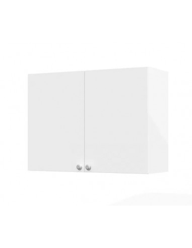 BOIS CONCEPT DEVELOPPEMENT Cuisine Éco Mela Blanc Haut 2 portes - 60 x 80 x 30 cm