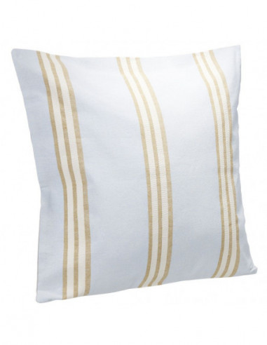 DIFFUSION 602478 Coussin jacquard rayure - 45 x 45 cm