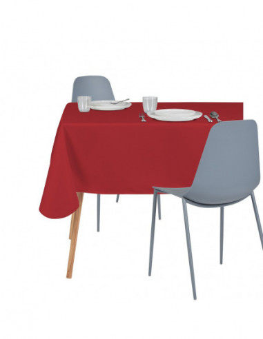 Achat Nappe ronde en toile cirée à carreaux rouges imperméable et antitache  en PVC 140 cm. Utilisation intérieure et extérieure en gros