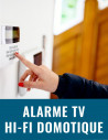 Alarme TV hi-fi domotique